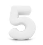 Number five in 3D isolated over a white background.jpeg