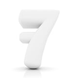 Number seven in 3D isolated over a white background.jpeg